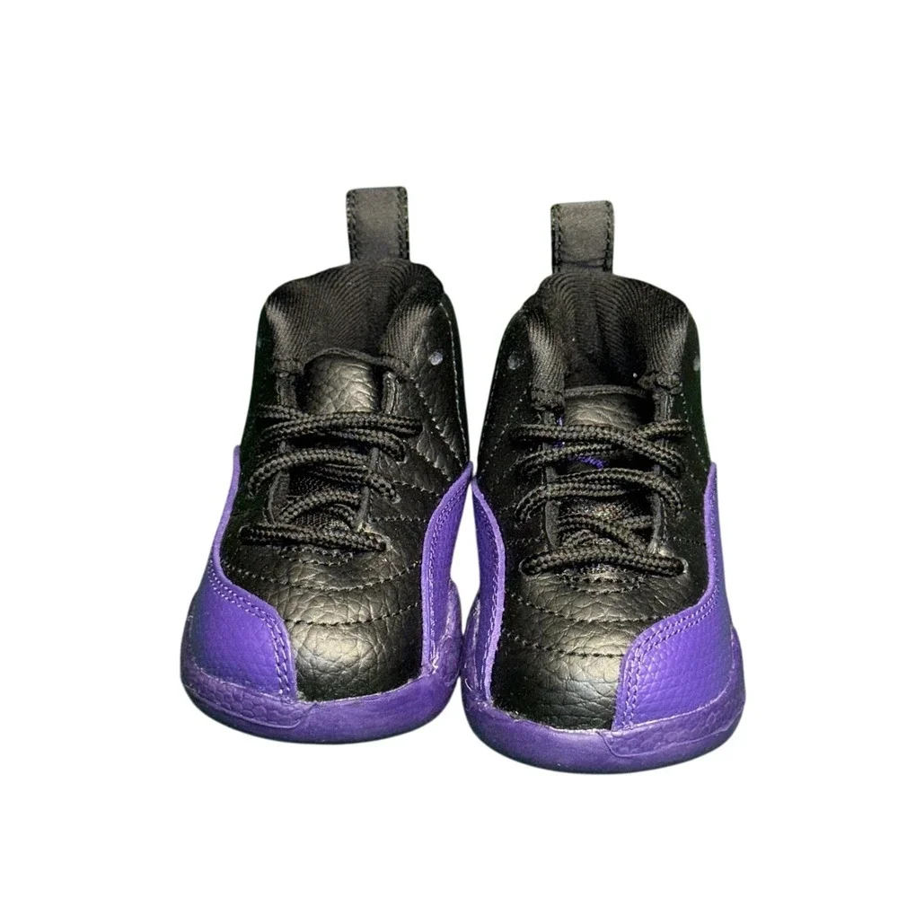Nike Air Jordan 12 Retro‎ Field Purple Black Toddler Shoes 4C 850000-057